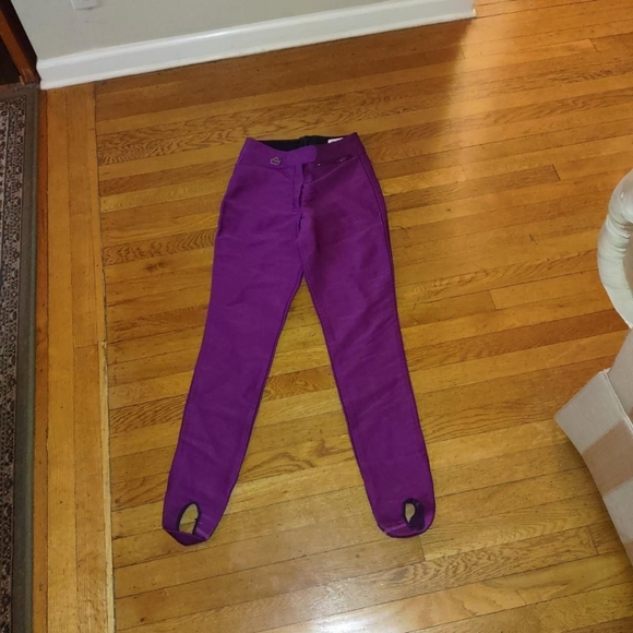 Vintage 1980s Fera Skiwear Purple Pants Sizes 8L Never Worn